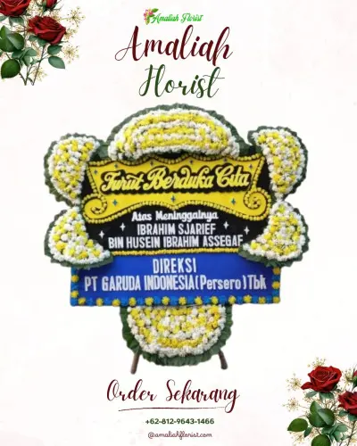 Papan Bunga Duka di Perak Utara Surabaya