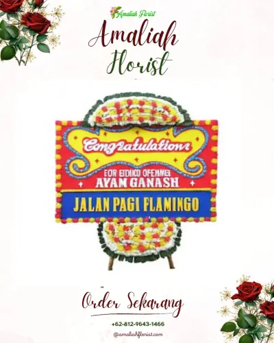 Bunga Papan Congratulation di Perak Utara Surabaya
